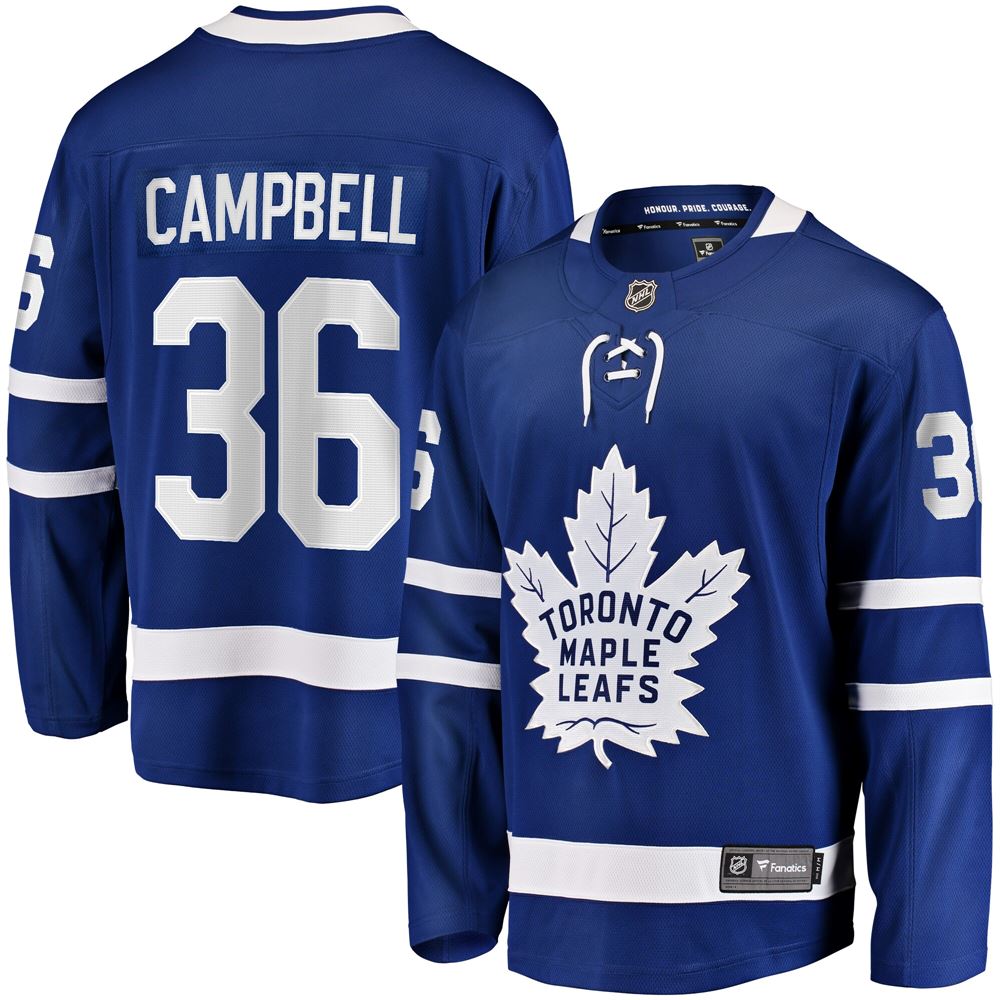 Men's Jack Campbell Toronto Maple Leafs Home Breakaway Player Jersey Blue