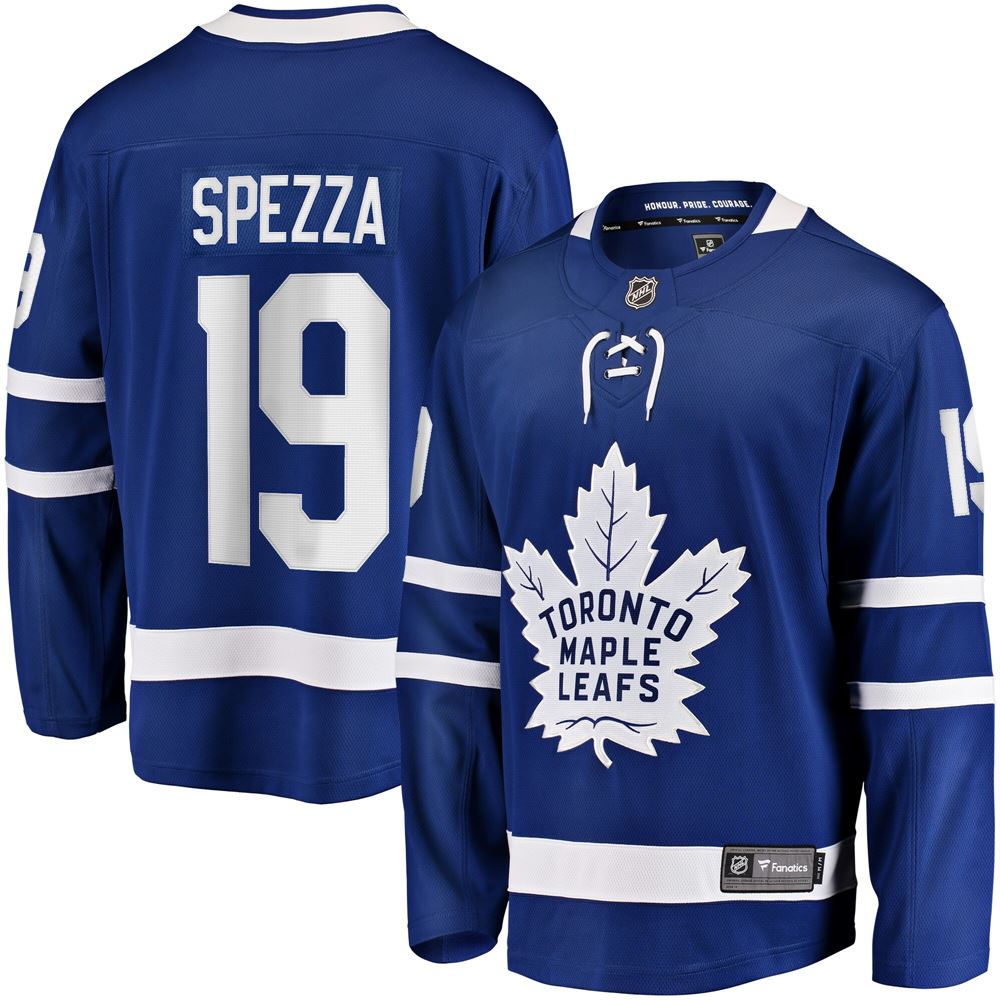Men's Jason Spezza Toronto Maple Leafs Replica Player Jersey Blue