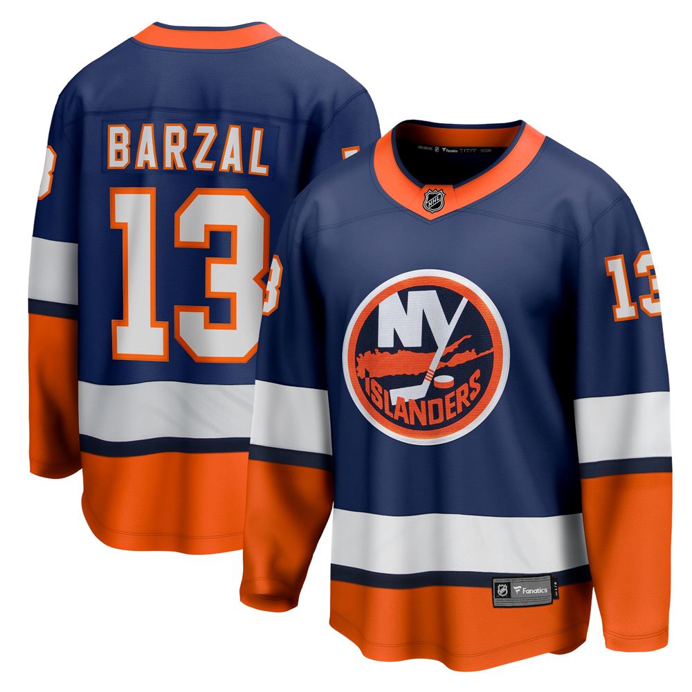 Men's Mathew Barzal New York Islanders 202021 Special Edition Breakaway Player Jersey Orange