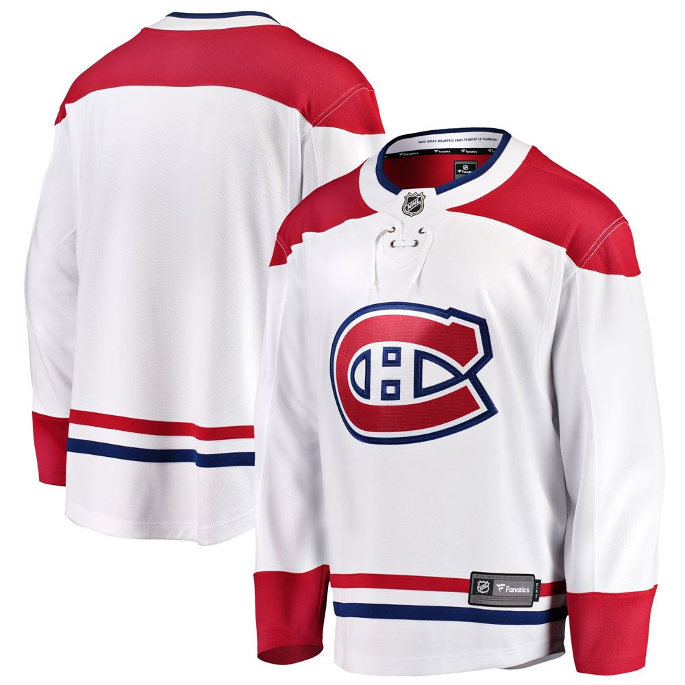 Men's Montreal Canadiens Breakaway Away Jersey White