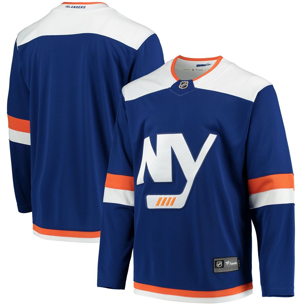 Men's New York Islanders Alternate 201819 Breakaway Jersey Royal