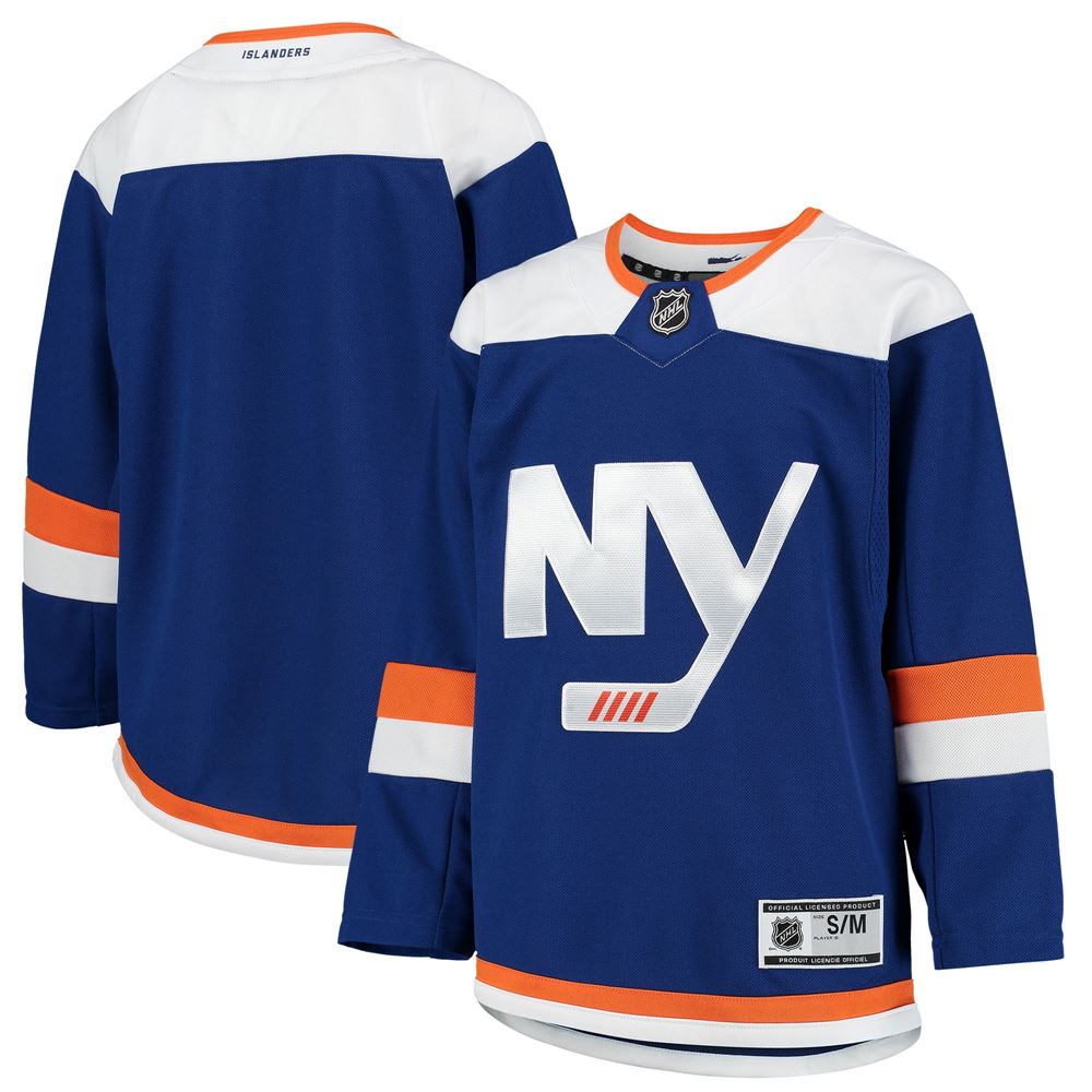 Men's New York Islanders Youth 201819 Alternate Premier Jersey Royal