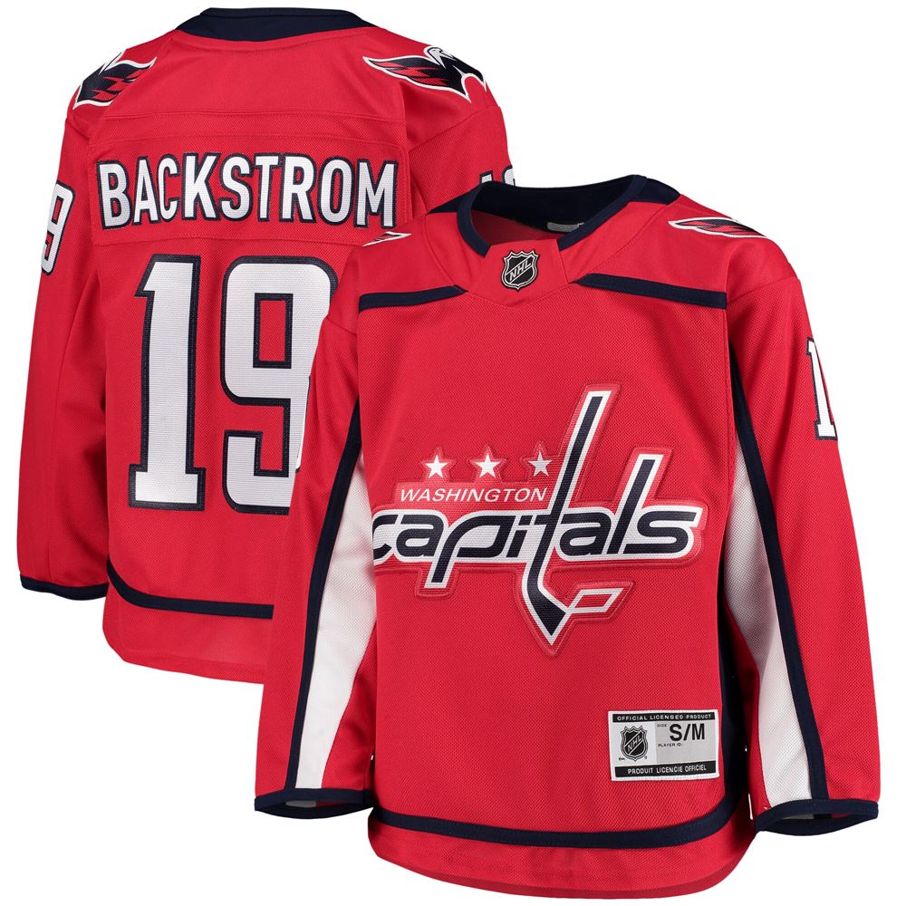 Men's Nicklas Backstrom Washington Capitals Youth Home Premier Jersey Red