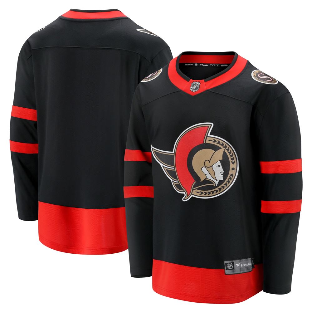 Men's Ottawa Senators 202021 Home Breakaway Jersey Black