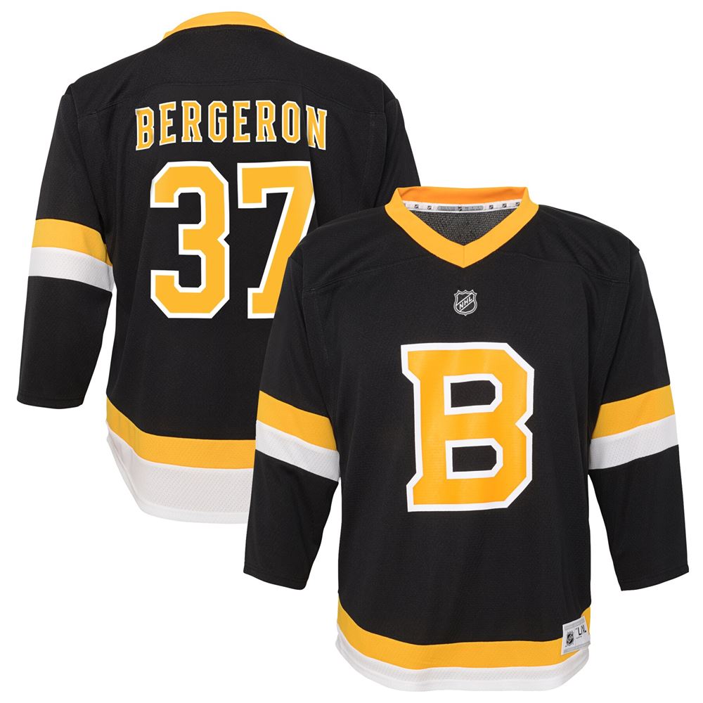 Men's Patrice Bergeron Boston Bruins Toddler Alternate Replica Player Jersey Black