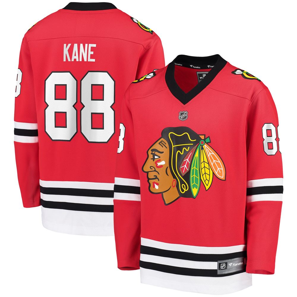 Men's Patrick Kane Chicago Blackhawks Youth Replica Player Jersey Red