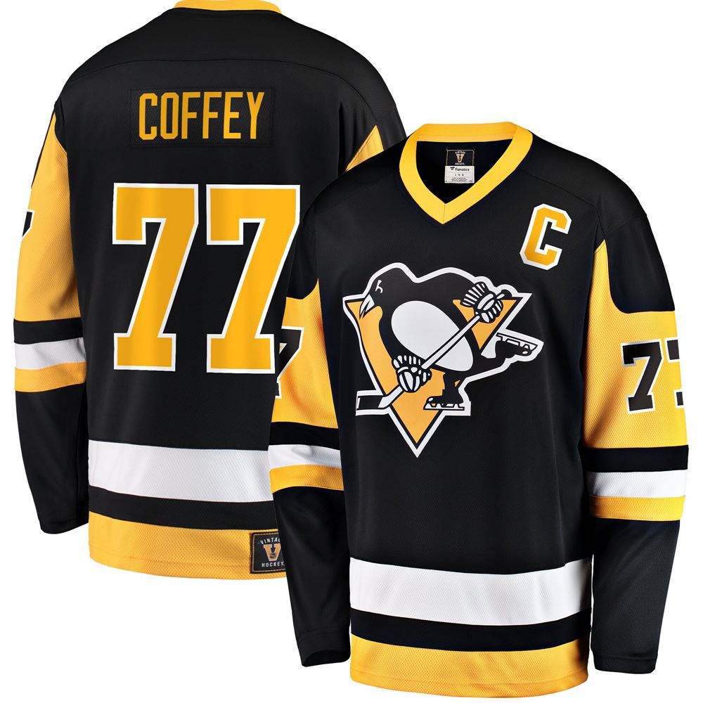 Men's Paul Coffey Pittsburgh Penguins Premier Breakaway Retired Player Jersey Black