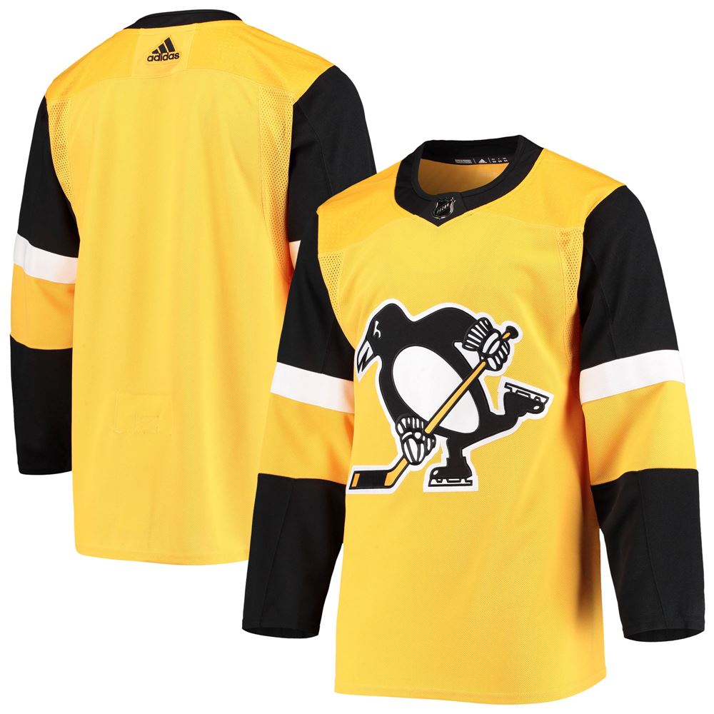 Men's Pittsburgh Penguins Alternate Team Jersey Gold