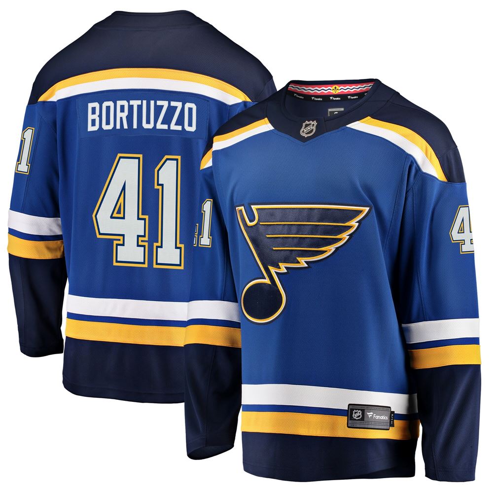 Men's Robert Bortuzzo St Louis Blues Breakaway Player Jersey Blue