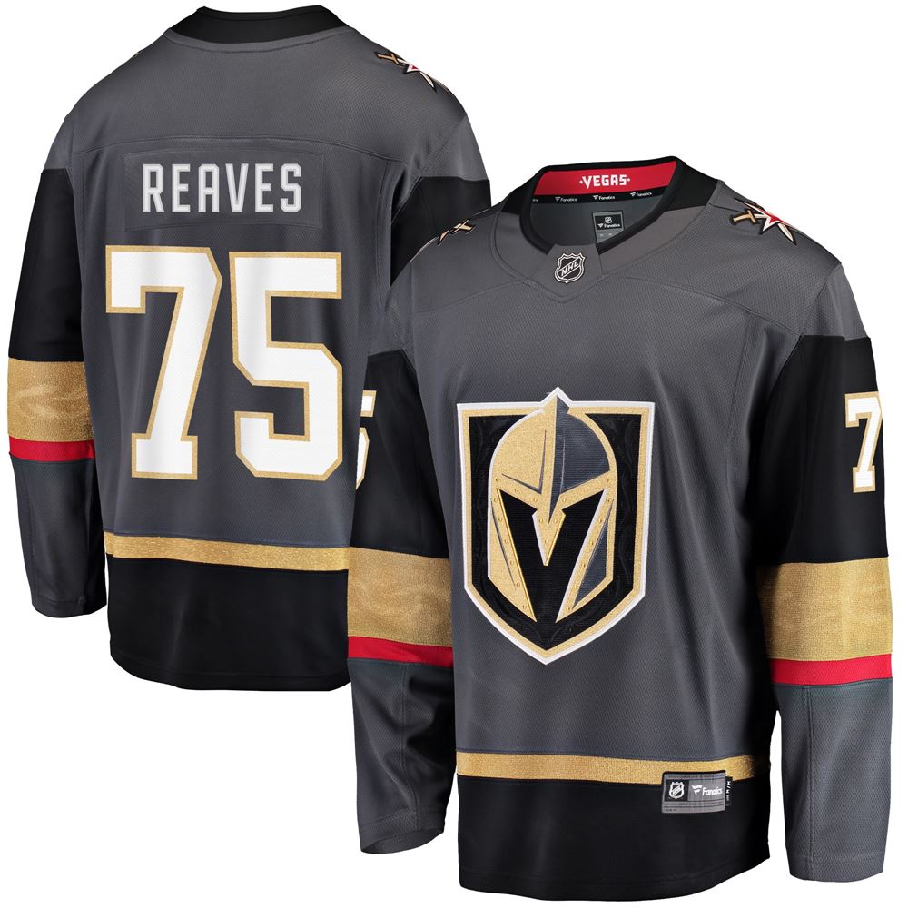 Men's Ryan Reaves Vegas Golden Knights Home Breakaway Player Jersey Black