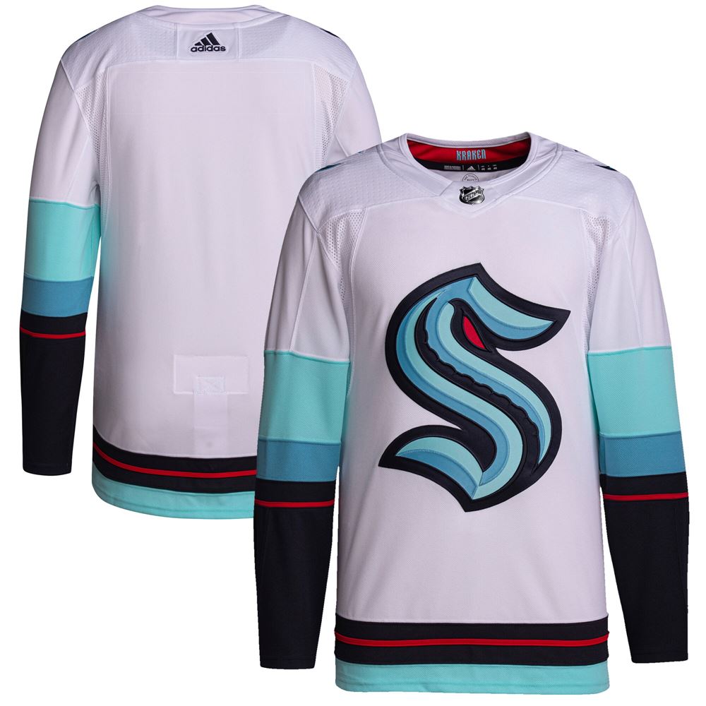 Men's Seattle Kraken Away Primegreen Jersey White