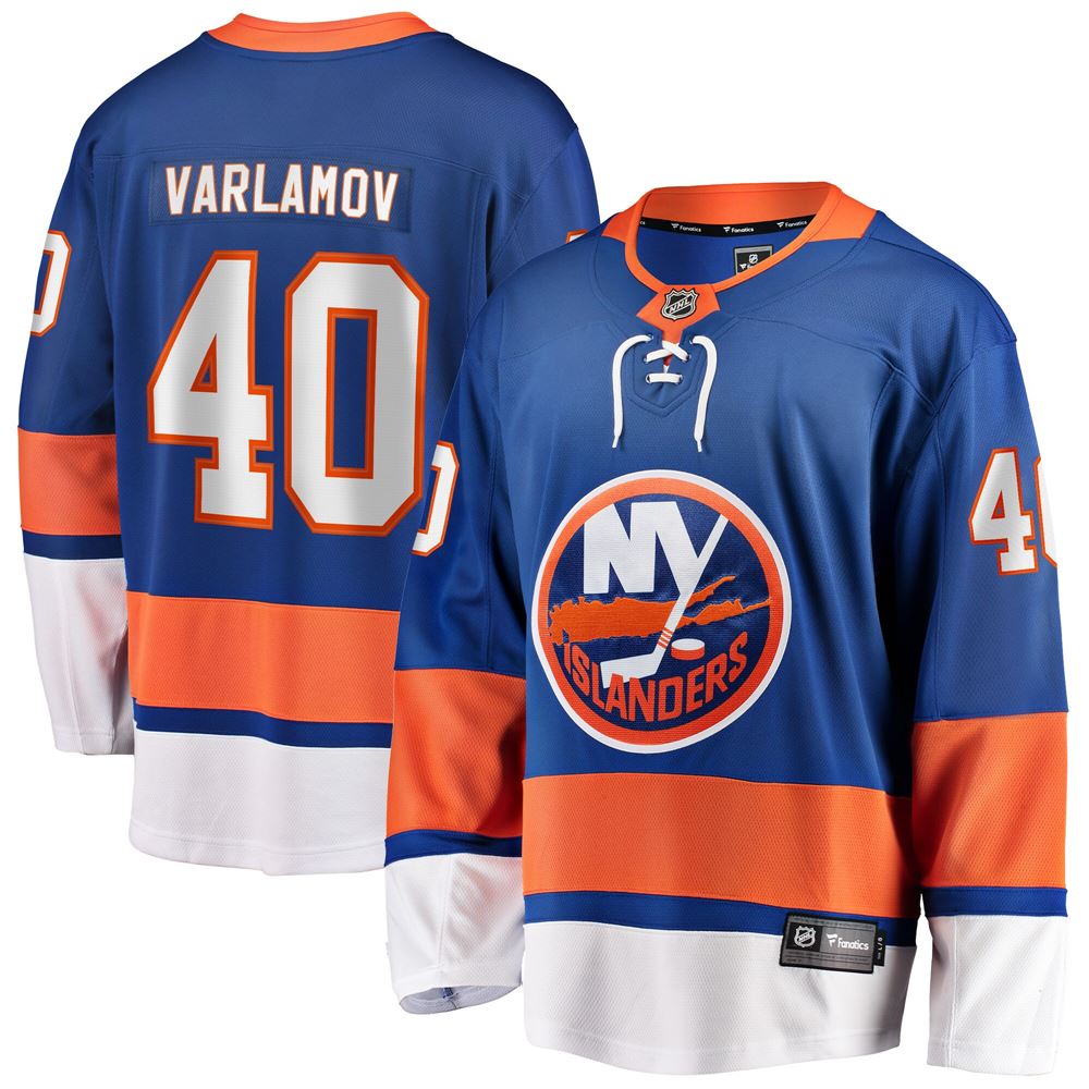 Men's Semyon Varlamov New York Islanders Replica Player Jersey Royal