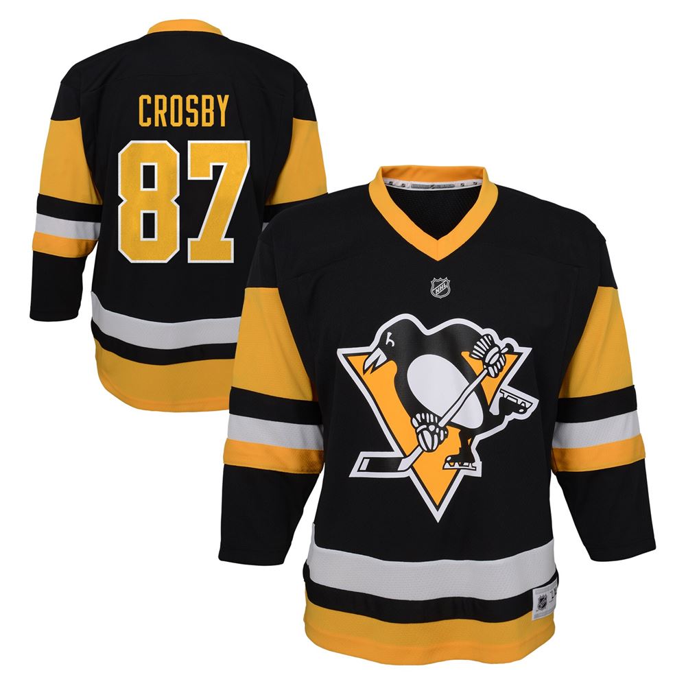 Men's Sidney Crosby Pittsburgh Penguins Infant Replica Player Jersey Black