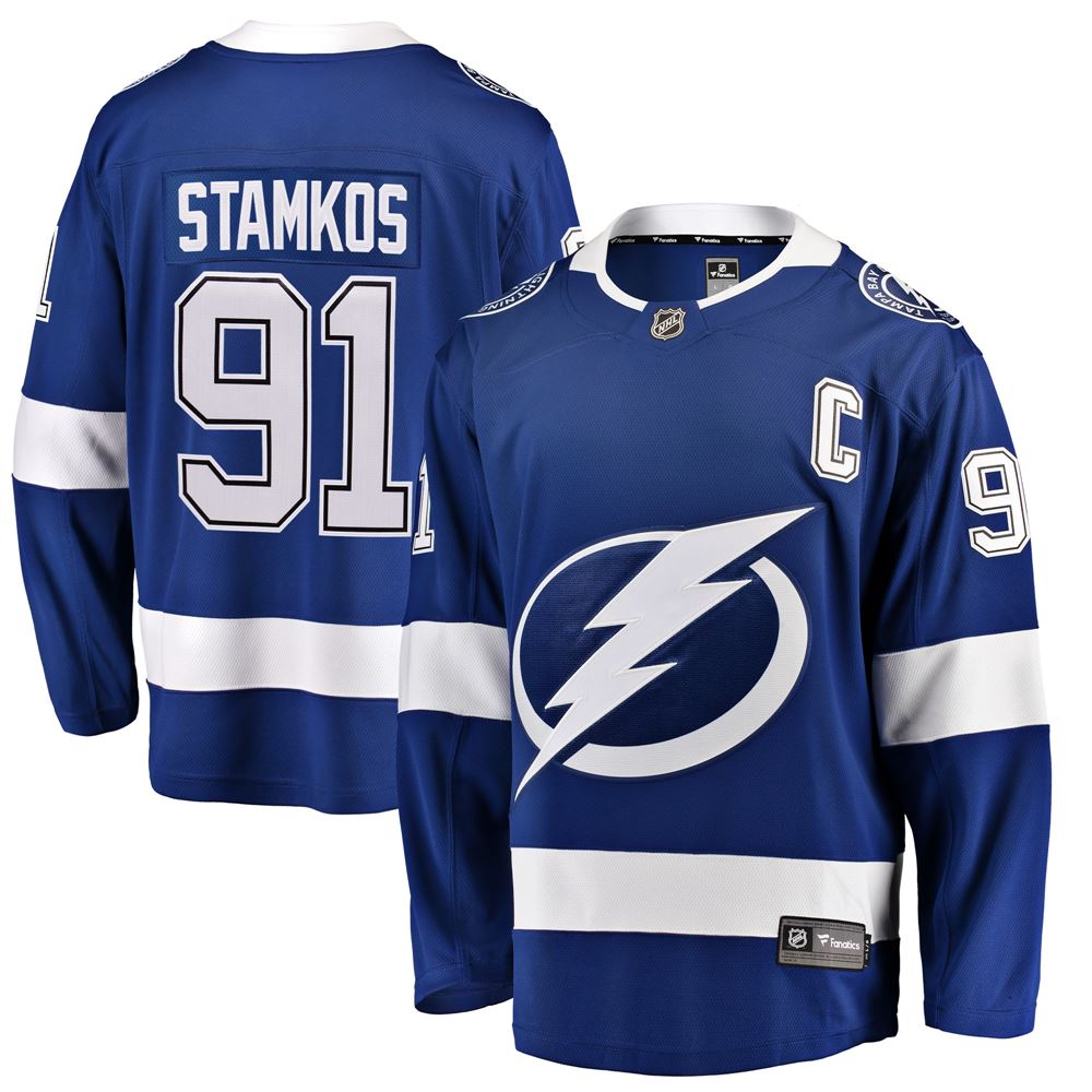 Men's Steven Stamkos Tampa Bay Lightning Youth Home Breakaway Player Jersey Blue