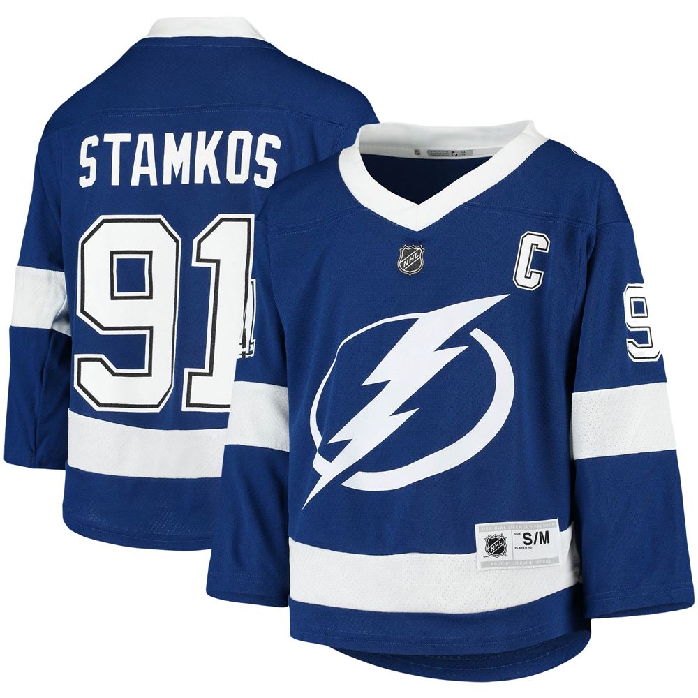Men's Steven Stamkos Tampa Bay Lightning Youth Home Replica Player Jersey