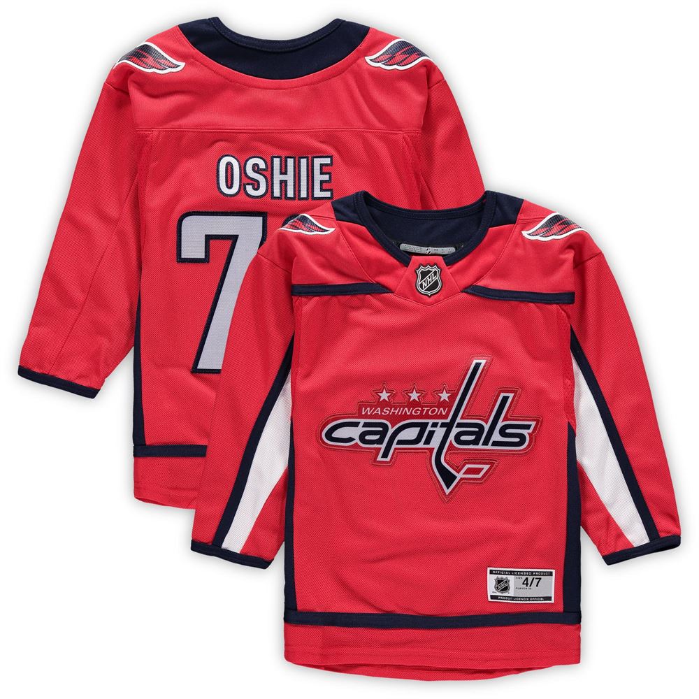 Men's Tj Oshie Washington Capitals Preschool Home Premier Player Jersey Red