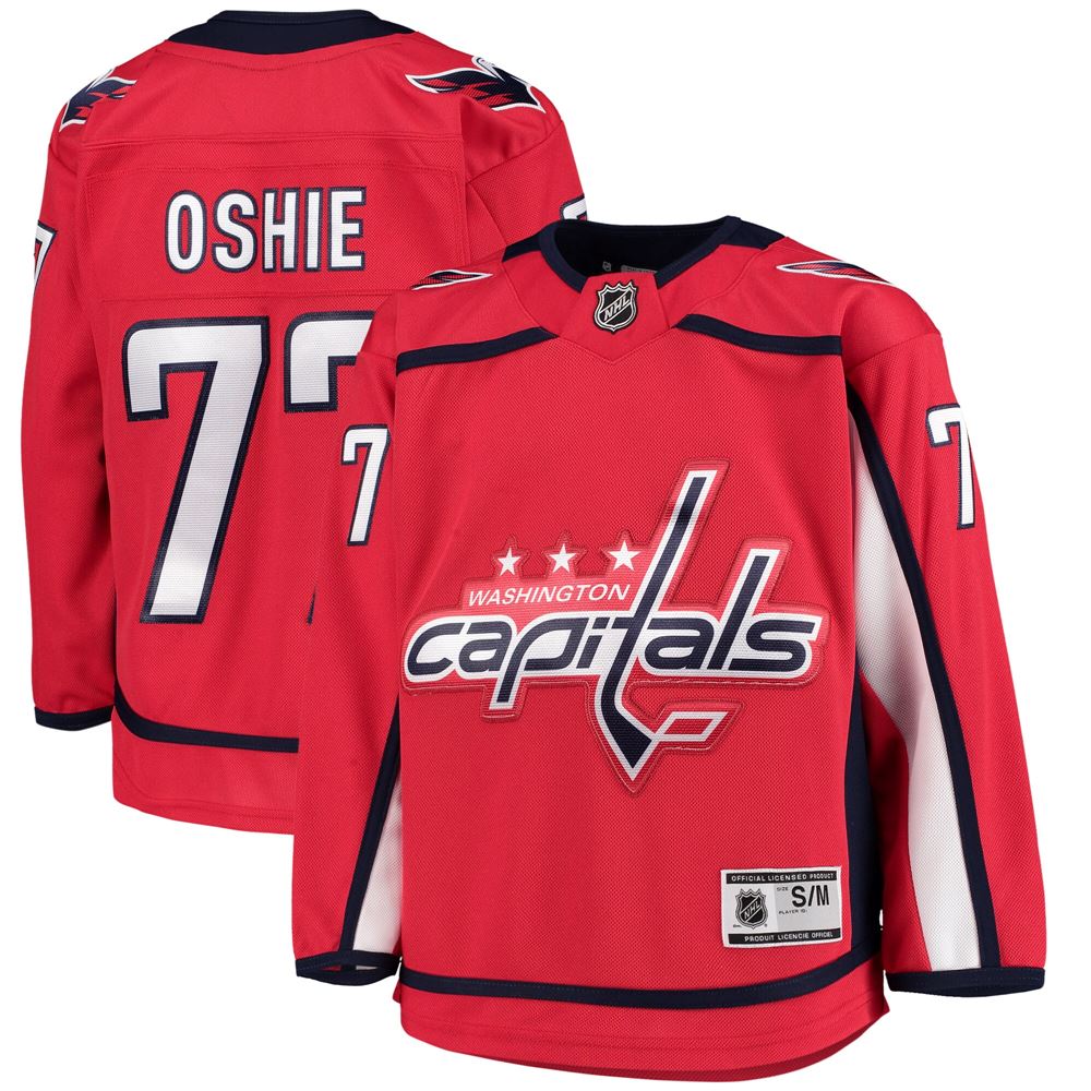 Men's Tj Oshie Washington Capitals Youth Home Premier Jersey Red