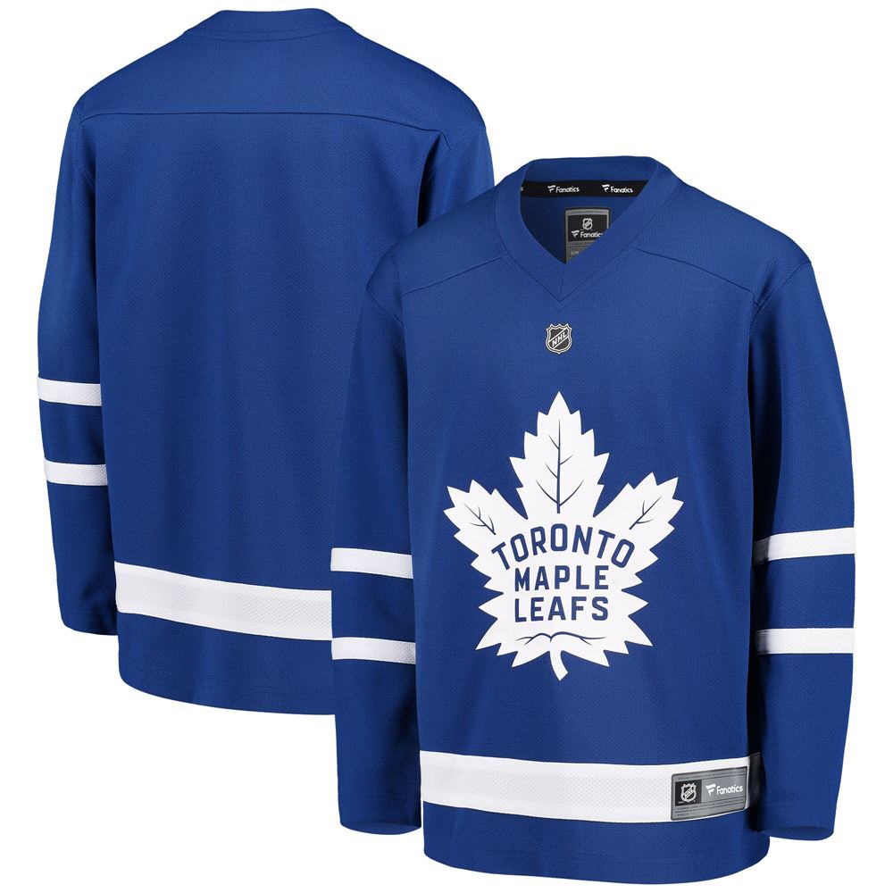 Men's Toronto Maple Leafs Youth Home Replica Blank Jersey Blue