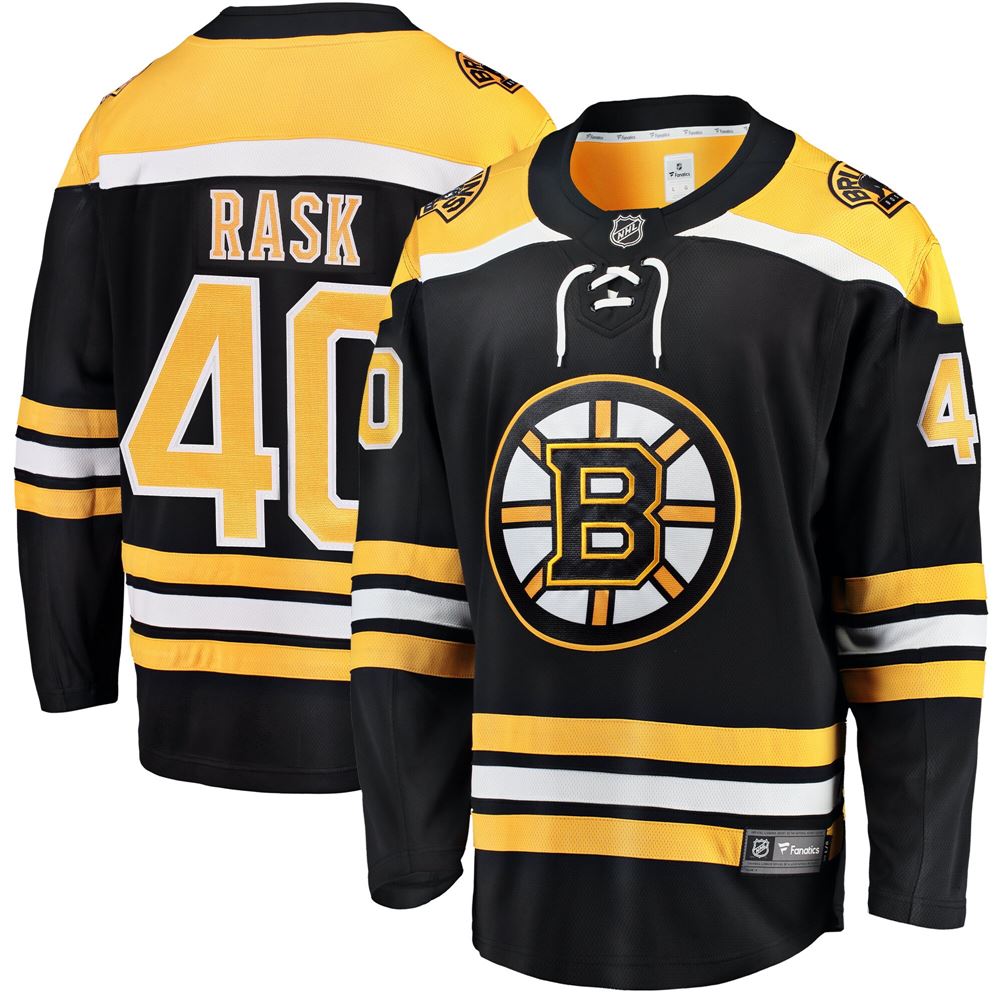 Men's Tuukka Rask Boston Bruins Breakaway Player Jersey Black
