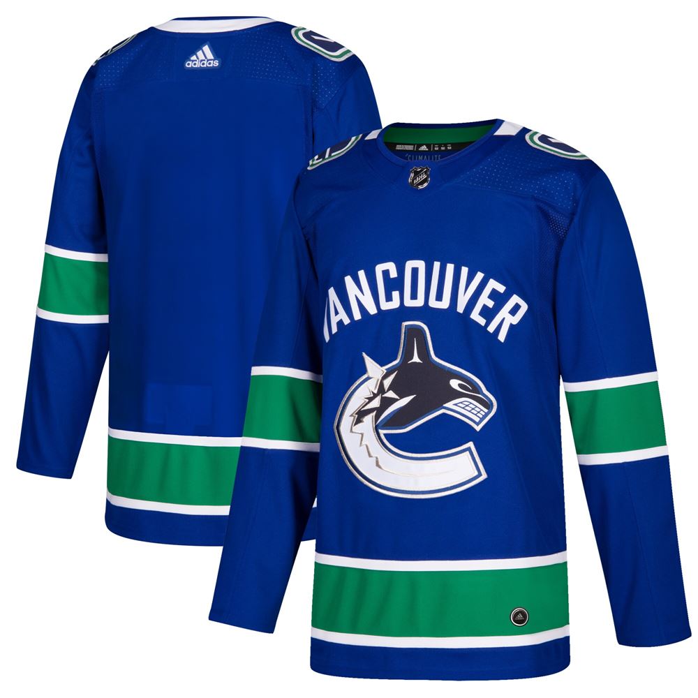 Men's Vancouver Canucks Home Blank Jersey Blue