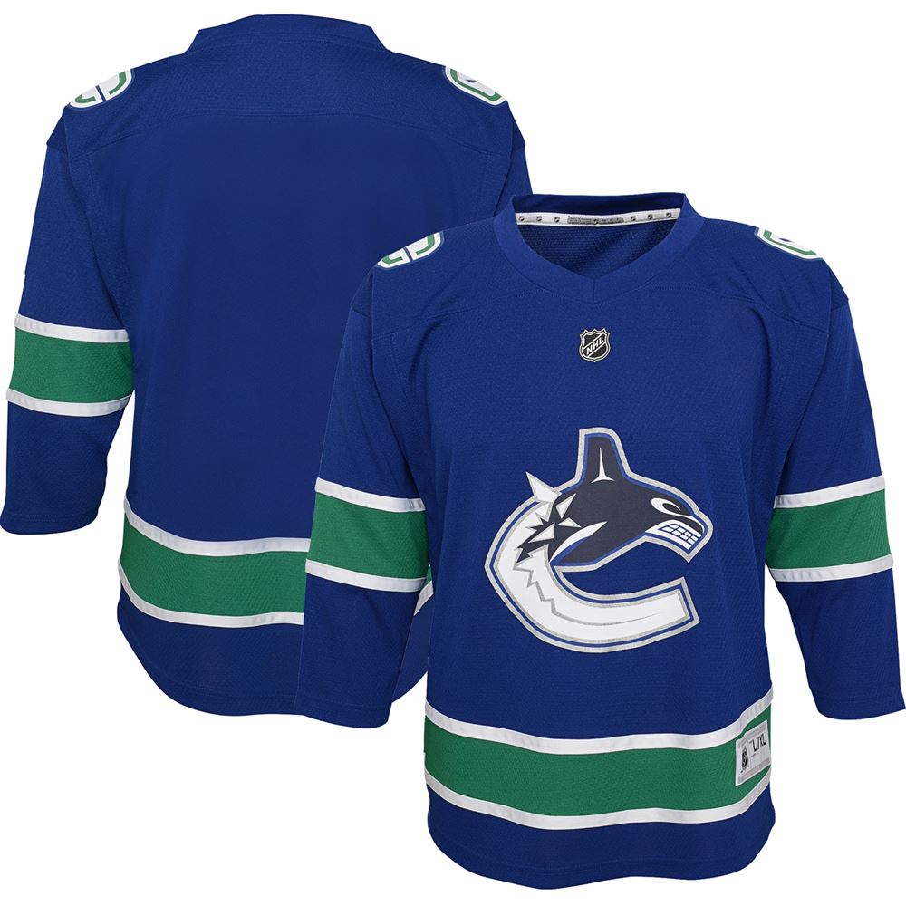 Men's Vancouver Canucks Youth Replica Jersey Blue