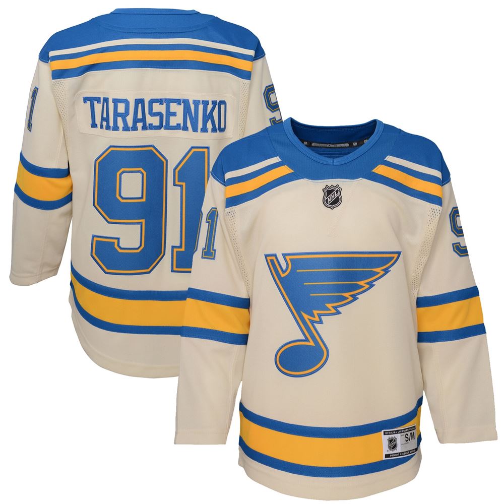 Men's St Louis Blues 2022 Winter Classic Breakaway Jersey Cream