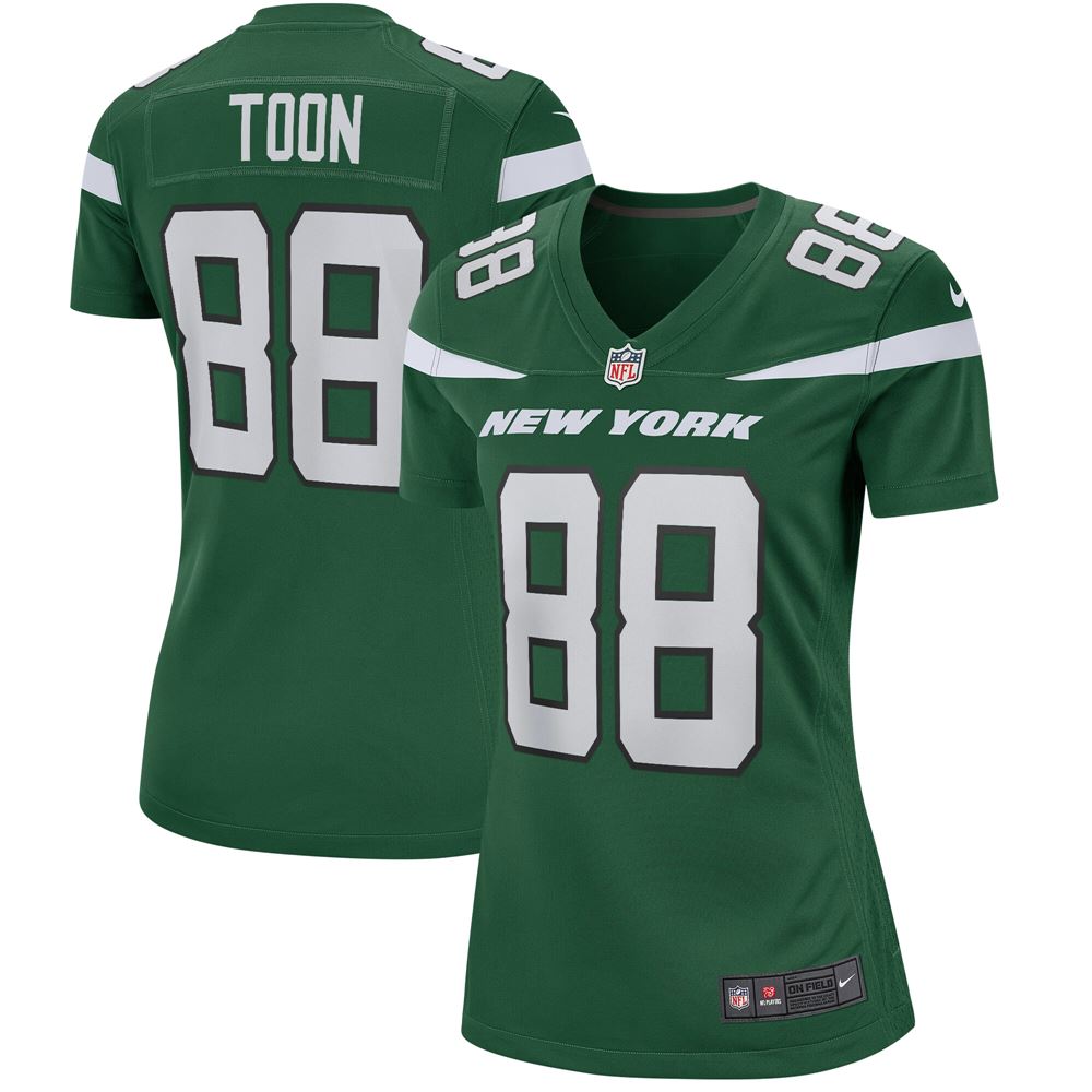 Women's Al Toon New York Jets Womens Game Retired Player Jersey Gotham Green