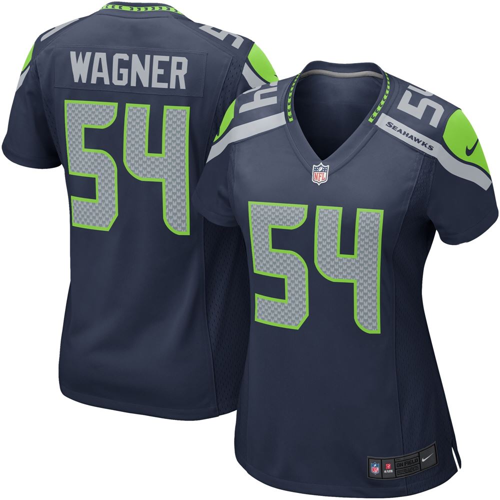 Women's Bobby Wagner Seattle Seahawks Womens Game Player Jersey College Navy
