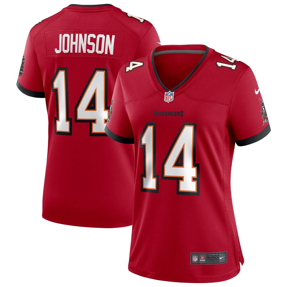 Women's Brad Johnson Tampa Bay Buccaneers Womens Game Retired Player Jersey Red