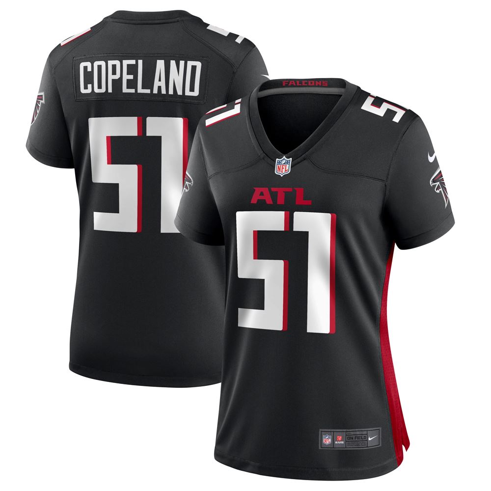 Women's Brandon Copeland Atlanta Falcons Womens Game Player Jersey Black