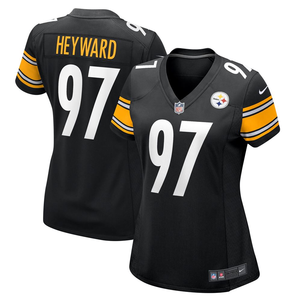 Women's Cameron Heyward Pittsburgh Steelers Womens Game Jersey Black