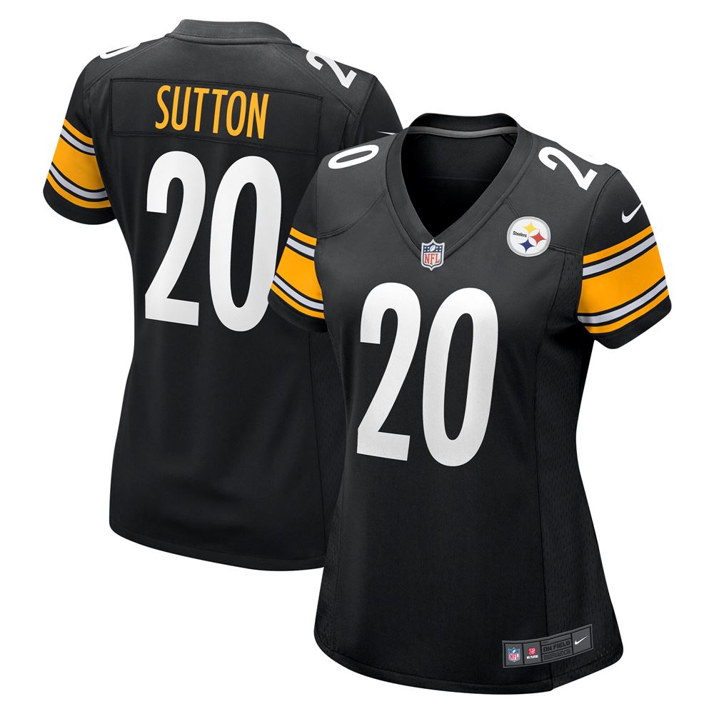 Women's Cameron Sutton Pittsburgh Steelers Womens Game Jersey Black