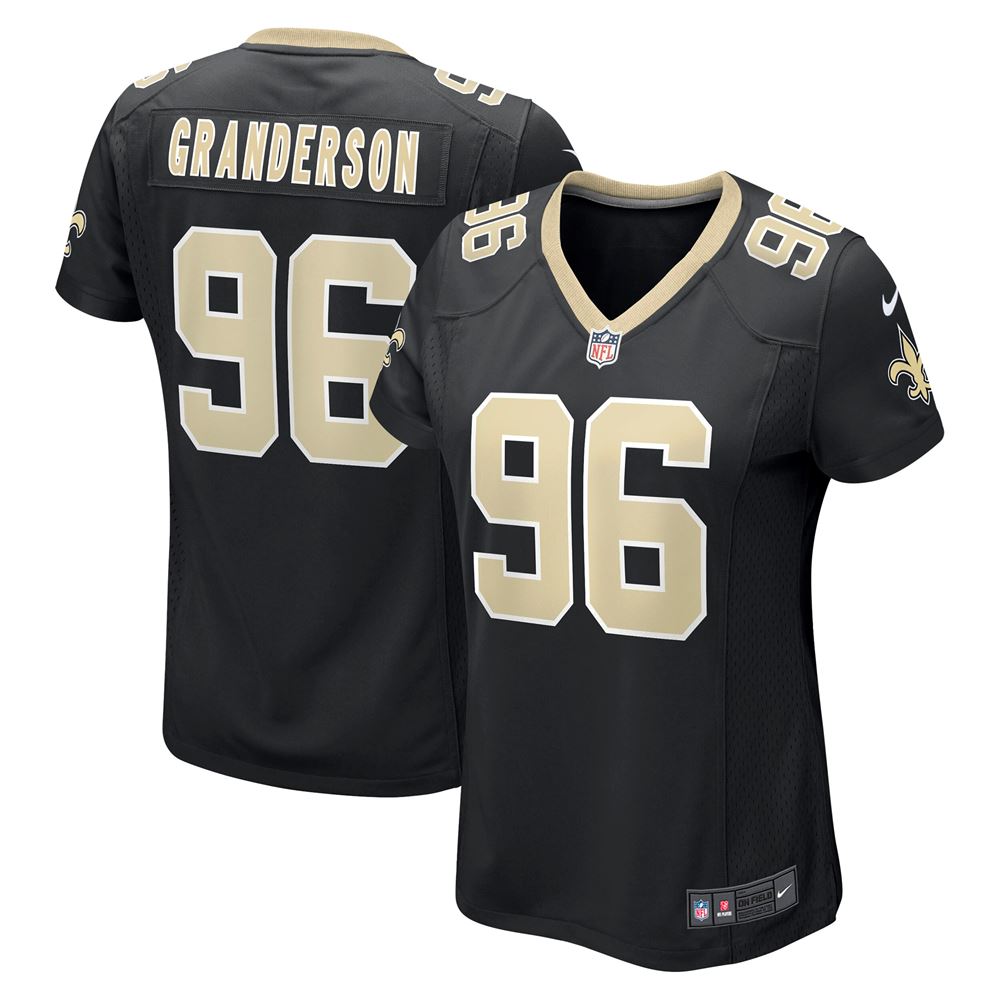 Women's Carl Granderson New Orleans Saints Womens Game Jersey Black