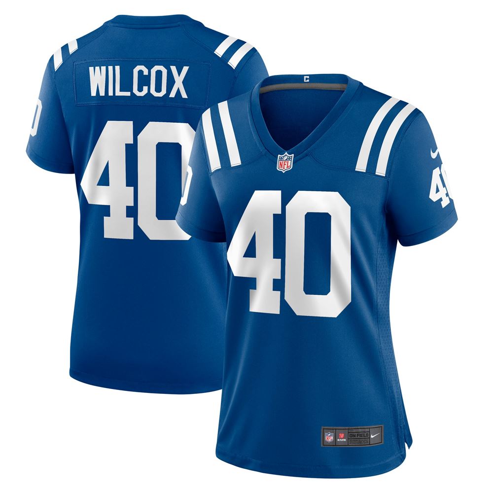 Women's Chris Wilcox Indianapolis Colts Womens Game Jersey Royal
