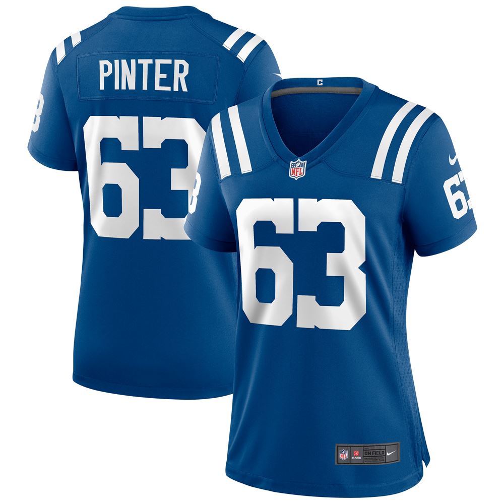 Women's Danny Pinter Indianapolis Colts Womens Game Jersey Royal