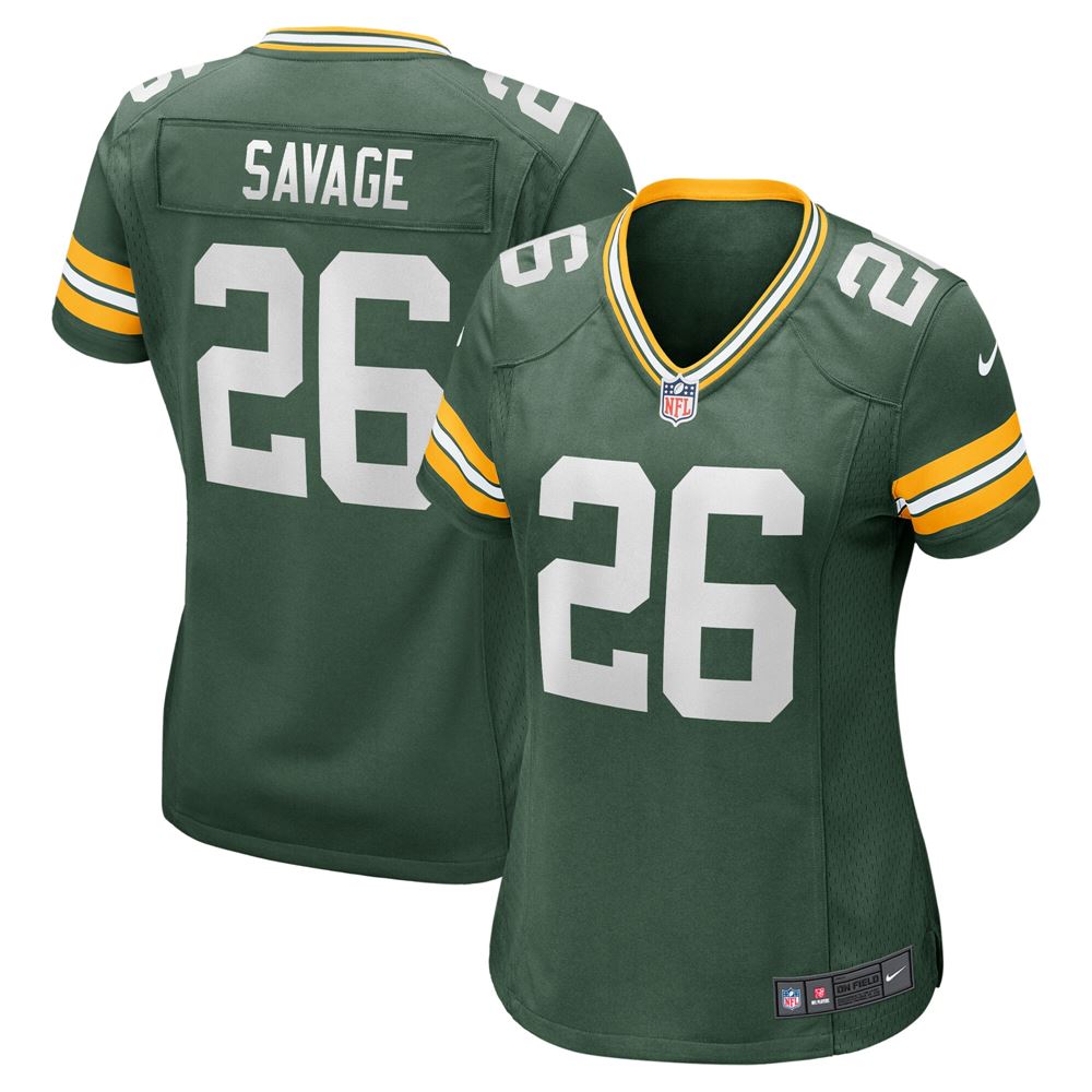 Women's Darnell Savage Green Bay Packers Womens Game Jersey Green