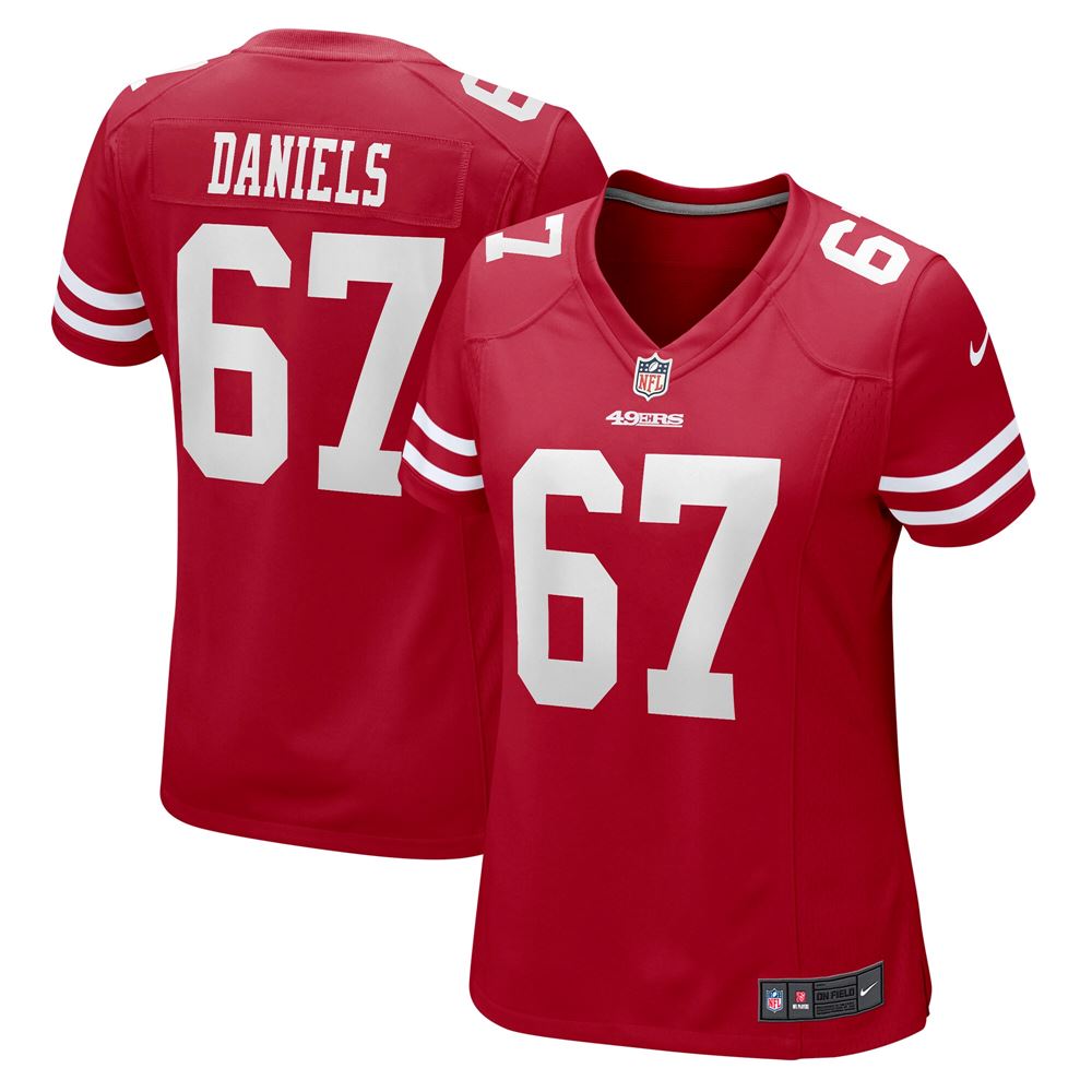 Women's Darrion Daniels San Francisco 49ers Womens Player Game Jersey Scarlet