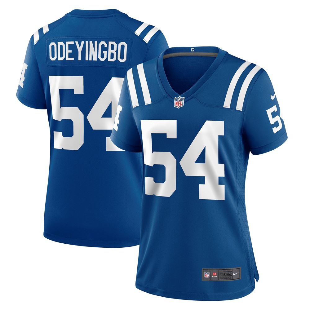 Women's Dayo Odeyingbo Indianapolis Colts Womens Game Jersey Royal