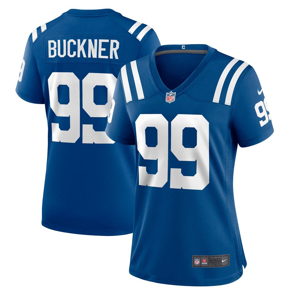 Women's Deforest Buckner Indianapolis Colts Womens Game Jersey Royal