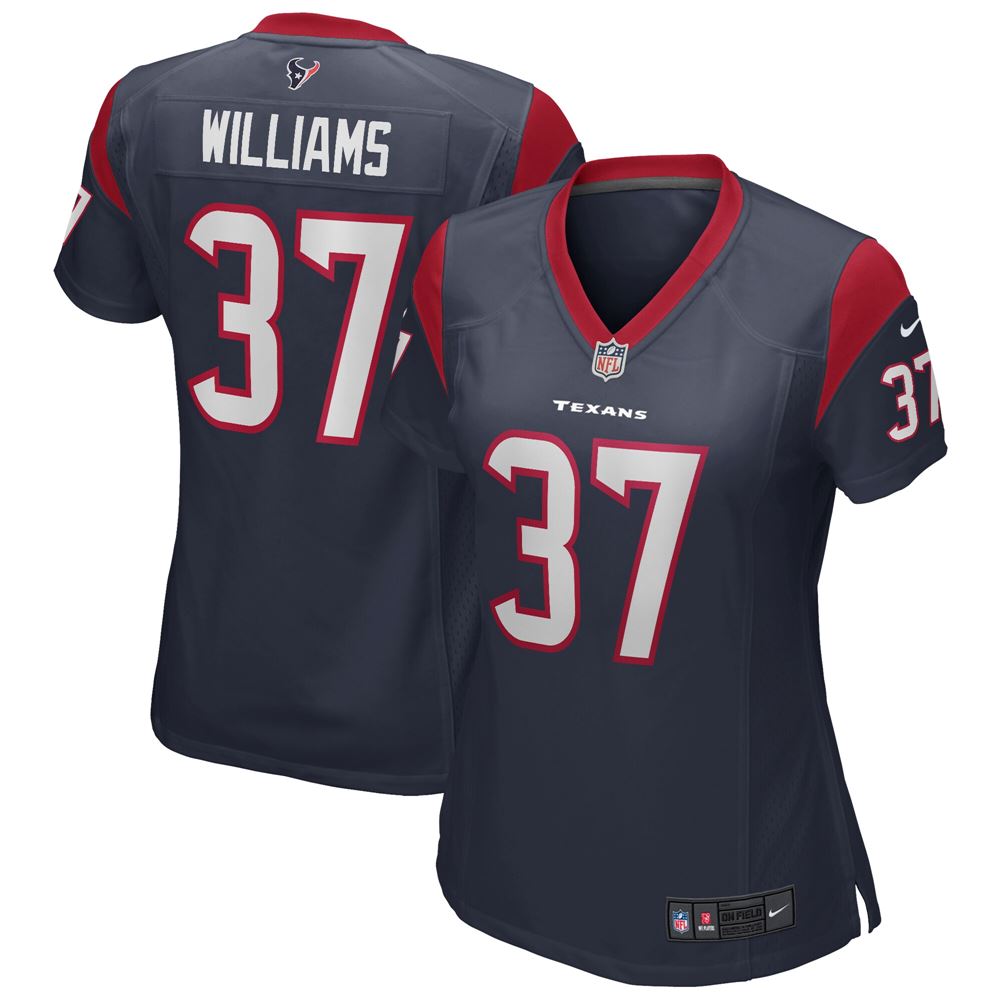 Women's Domanick Williams Houston Texans Womens Game Retired Player Jersey Navy