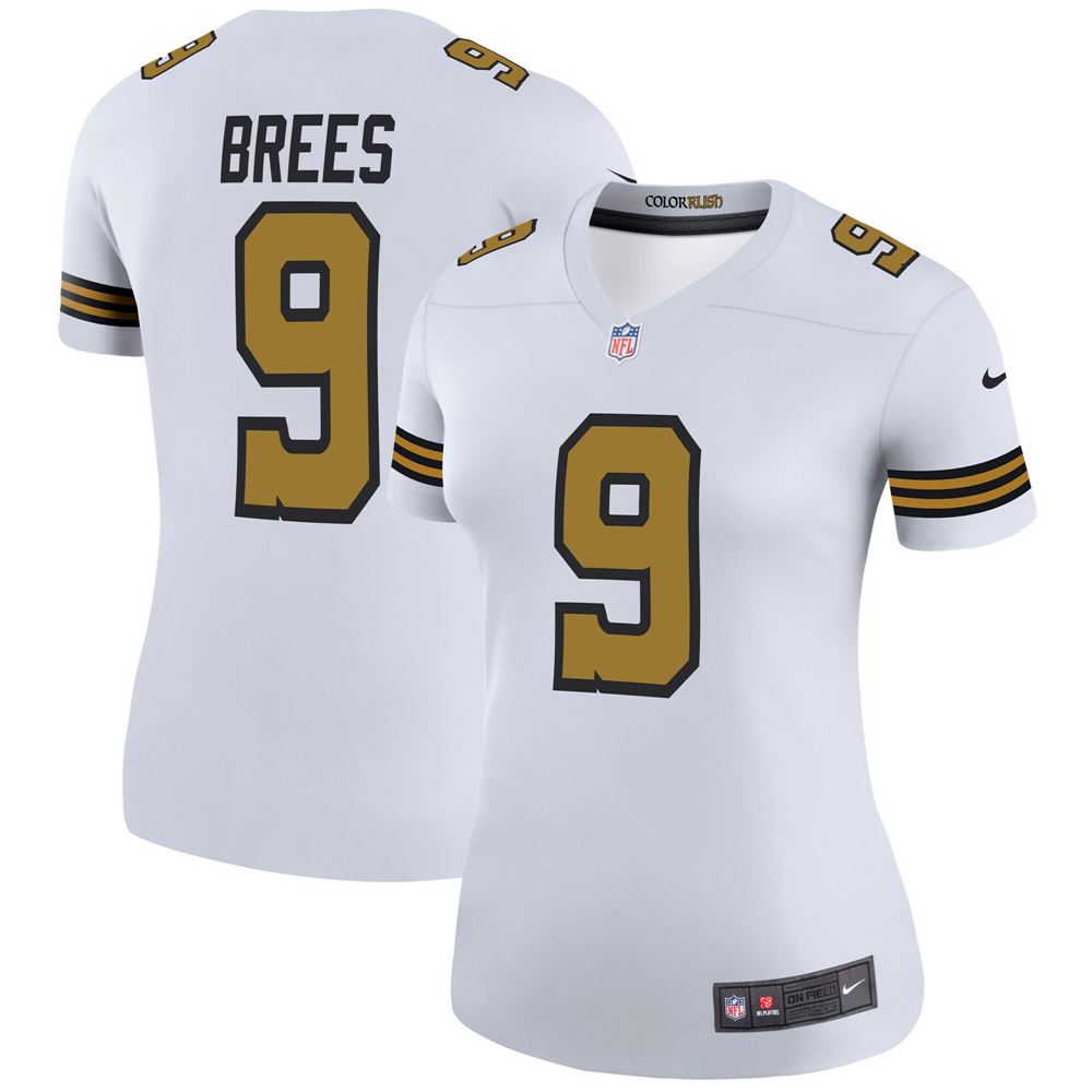 Women's Drew Brees New Orleans Saints Womens Color Rush Legend Jersey ...