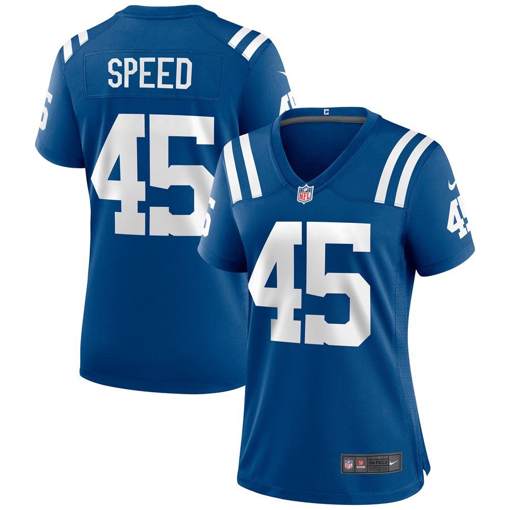 Women's Ej Speed Indianapolis Colts Womens Game Jersey Royal