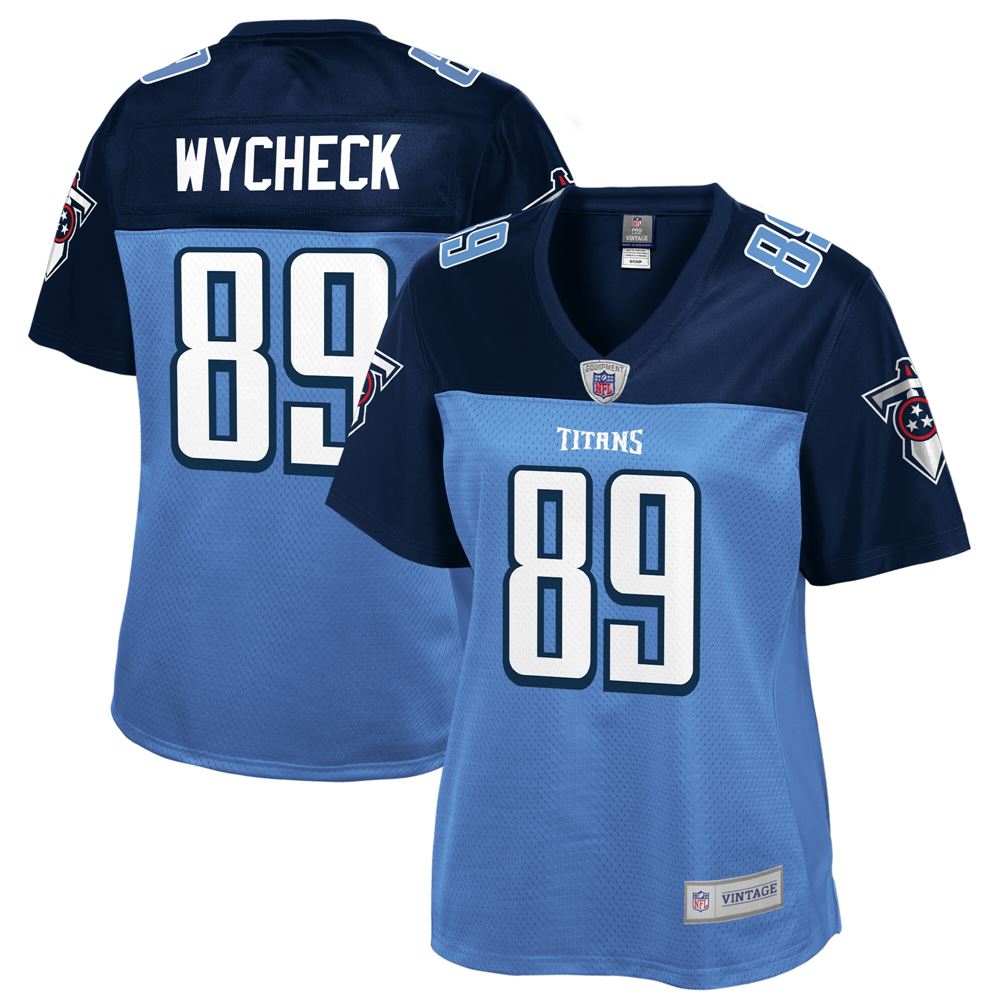 Women's Frank Wycheck Tennessee Titans Womens Retired Player Jersey Navy