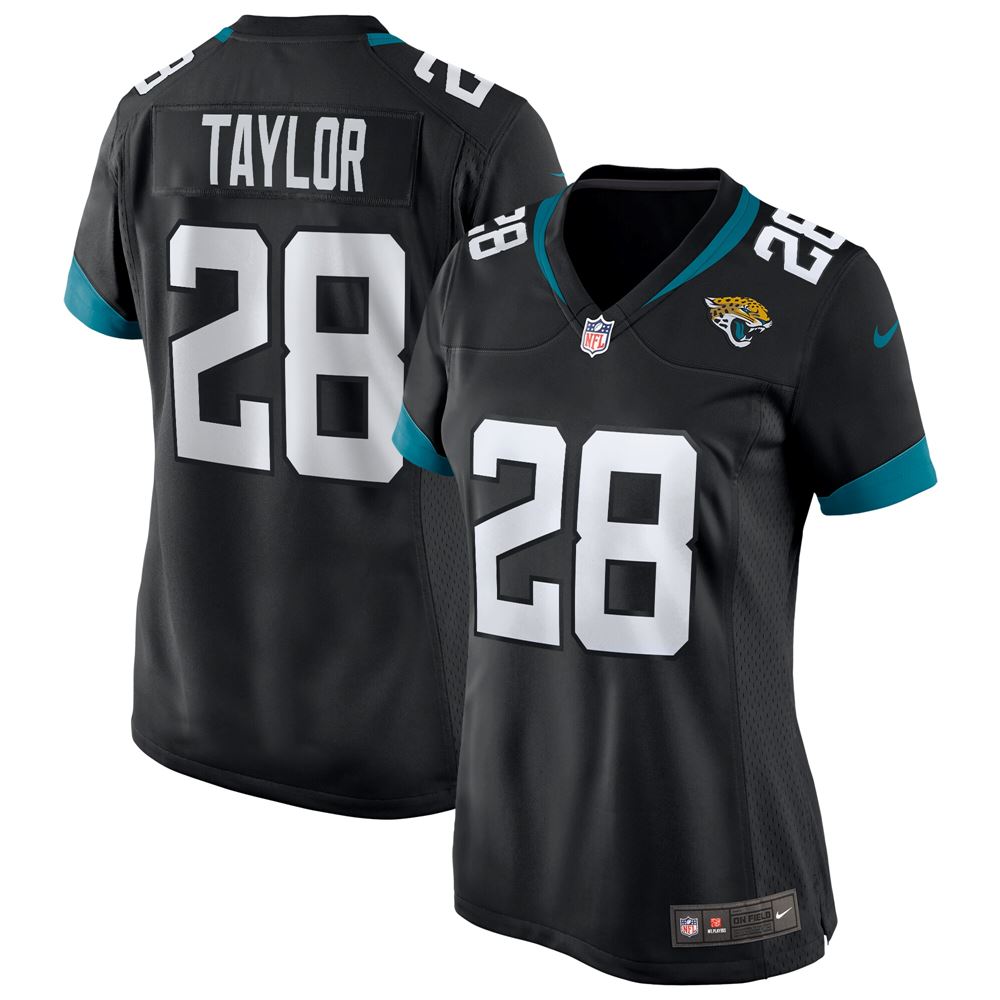 Women's Fred Taylor Jacksonville Jaguars Womens Game Retired Player Jersey Black