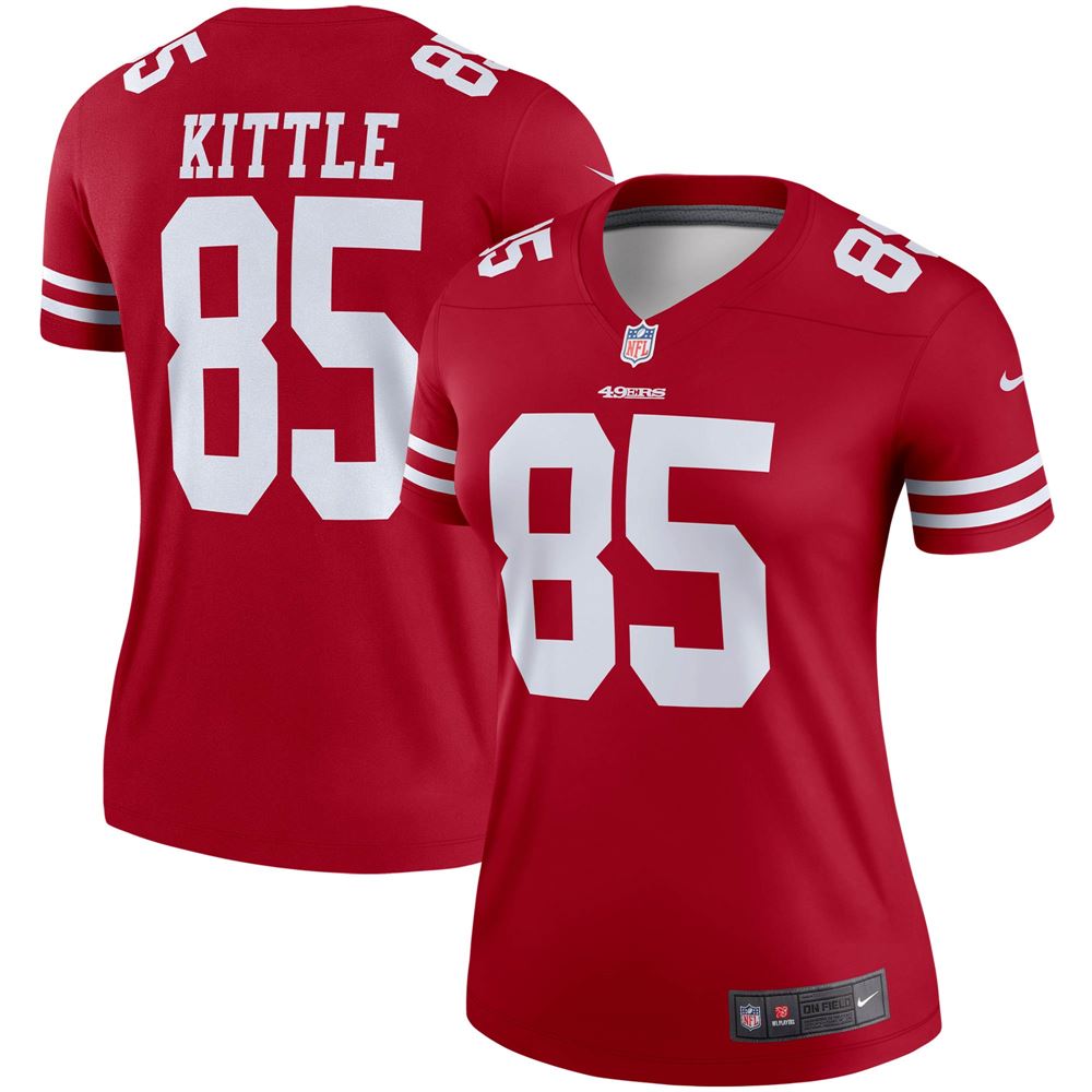 Women's George Kittle San Francisco 49ers Womens Legend Jersey Scarlet