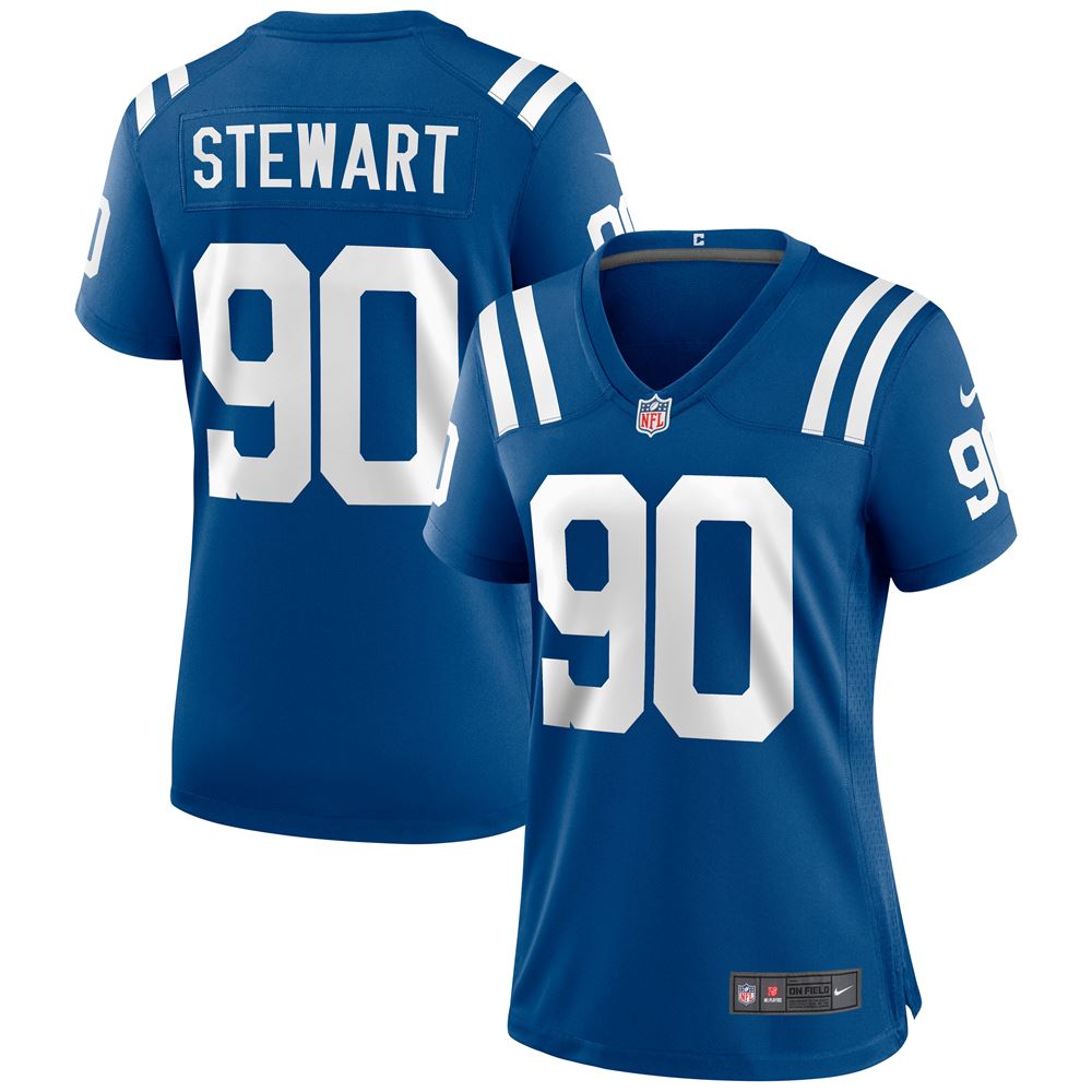 Women's Grover Stewart Indianapolis Colts Womens Game Jersey Royal
