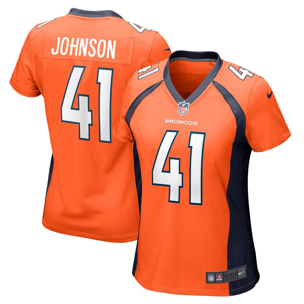 Women's Jamar Johnson Denver Broncos Womens Game Jersey Orange