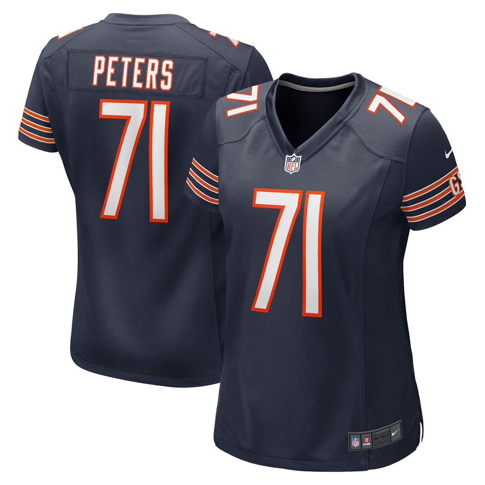 Women's Jason Peters Chicago Bears Womens Game Jersey Navy