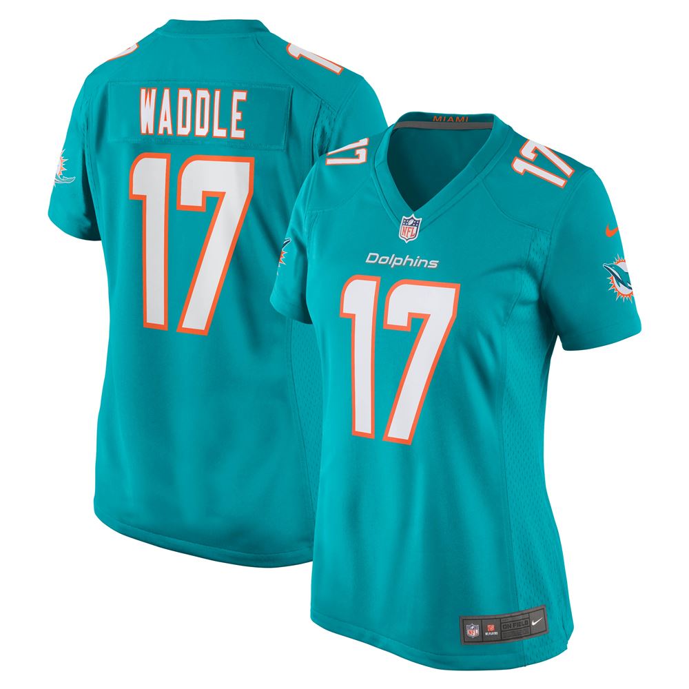 Women's Jaylen Waddle Miami Dolphins Womens Game Player Jersey