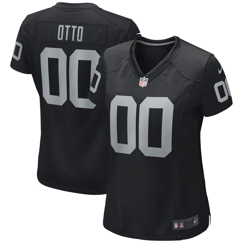 Women's Jim Otto Las Vegas Raiders Womens Game Retired Player Jersey Black